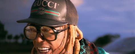 lil wayne gucci scarf|Gucci Eyeglasses, Cap And Scarf Worn By Lil Wayne In .